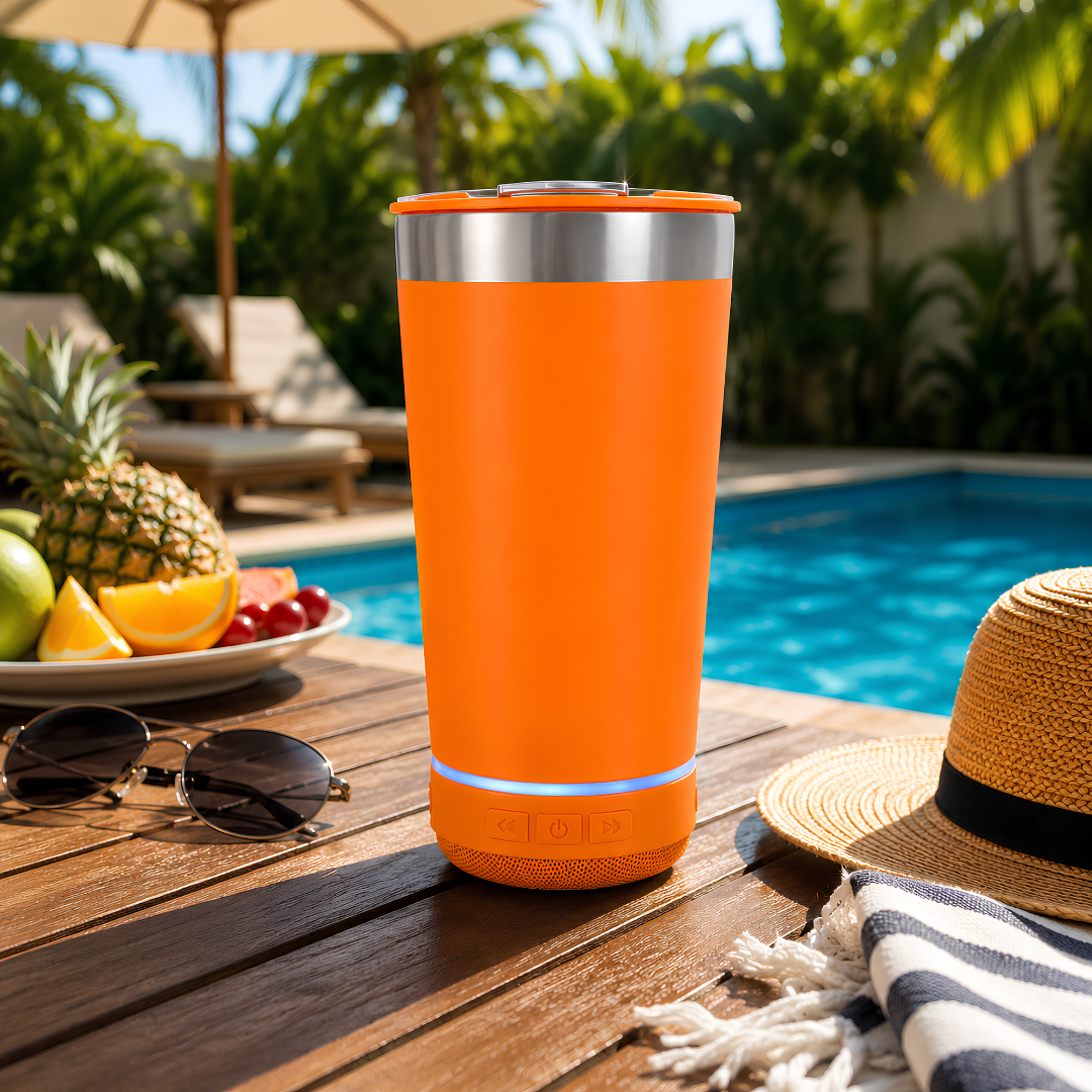 Vaso Térmico Bluetooth Pro™
